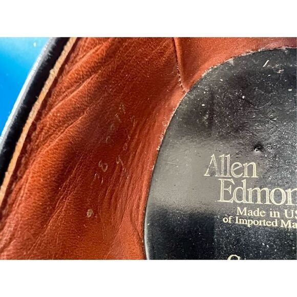 Allen Edmonds "GRAYSON" Men's Tassel Loafers 9 D  Black  Made in USA (806) - Picture 7 of 7